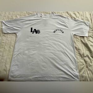 XXL Darc Sport LA Wolves White Men's Dry Wolf Shirt